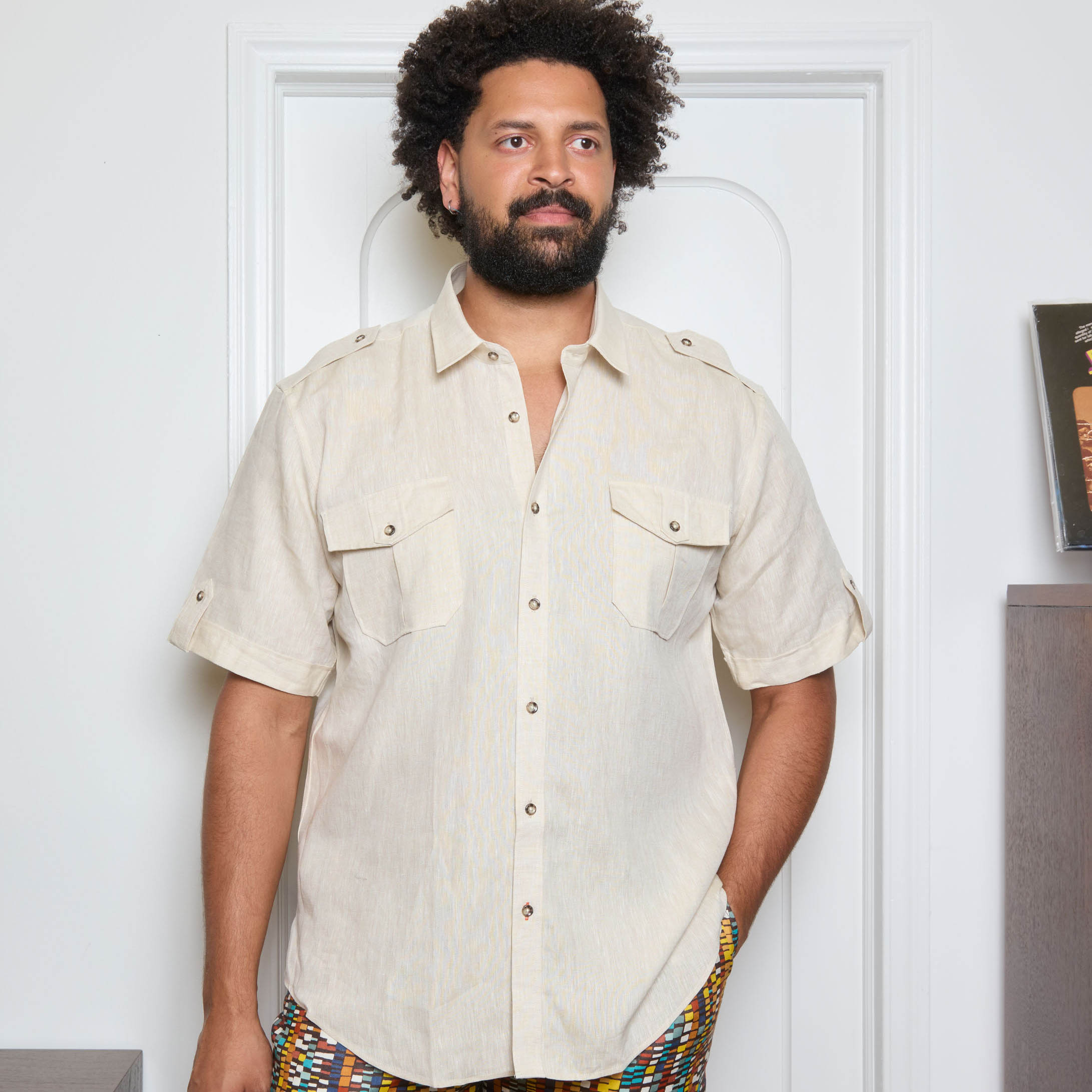 SS Linen Military Shirt – INSERCH