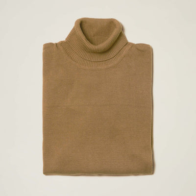 Cotton Blend Turtleneck – Basic Colors