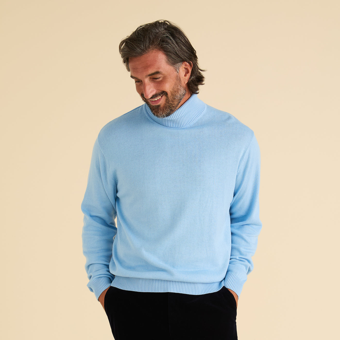 Cotton Blend Turtleneck – Seasonal Colors