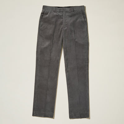 100% Cotton Flat Front Corduroy Pants