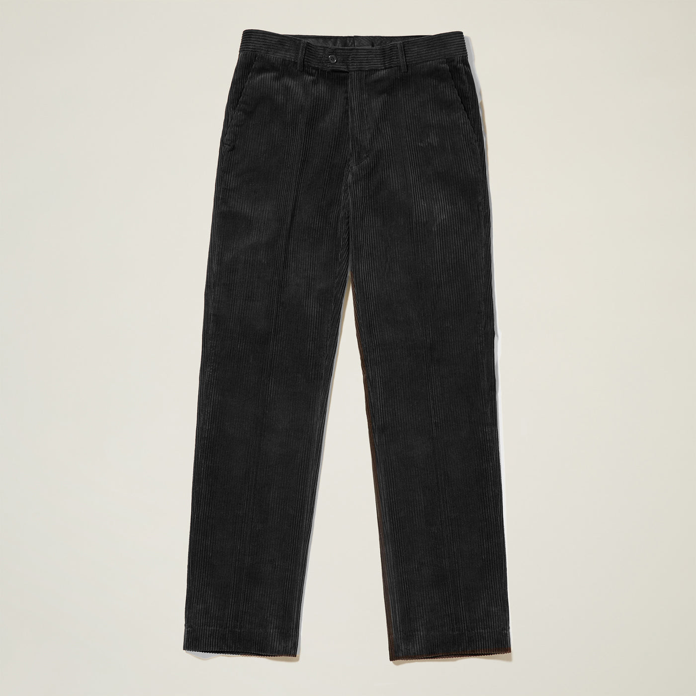 100% Cotton Flat Front Corduroy Pants