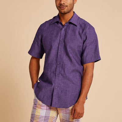 Inserch SS Linen Embroidered Shirt SS126-00002 White