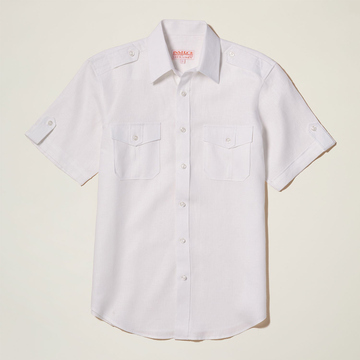 SS Linen Military Shirt – INSERCH