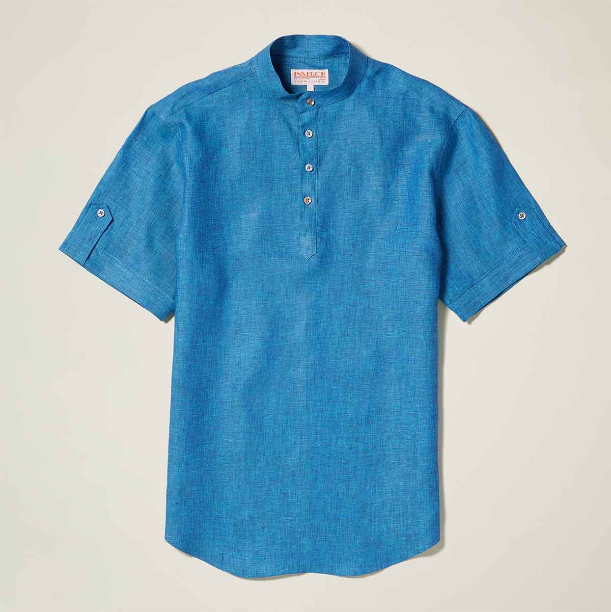 SS Linen Pull Over Shirt – INSERCH