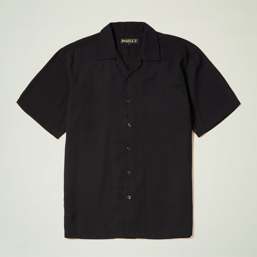 Crepe Camp Collar Shirt - INSERCH