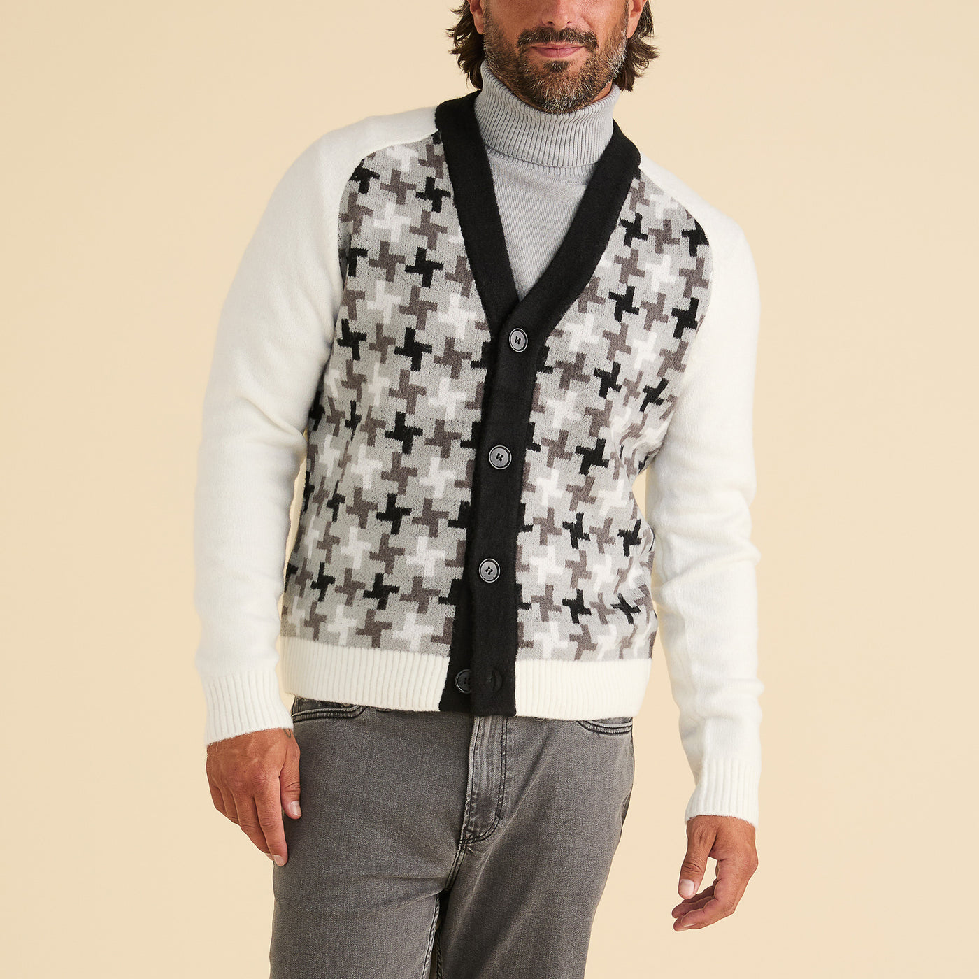 Houndstooth Cardigan