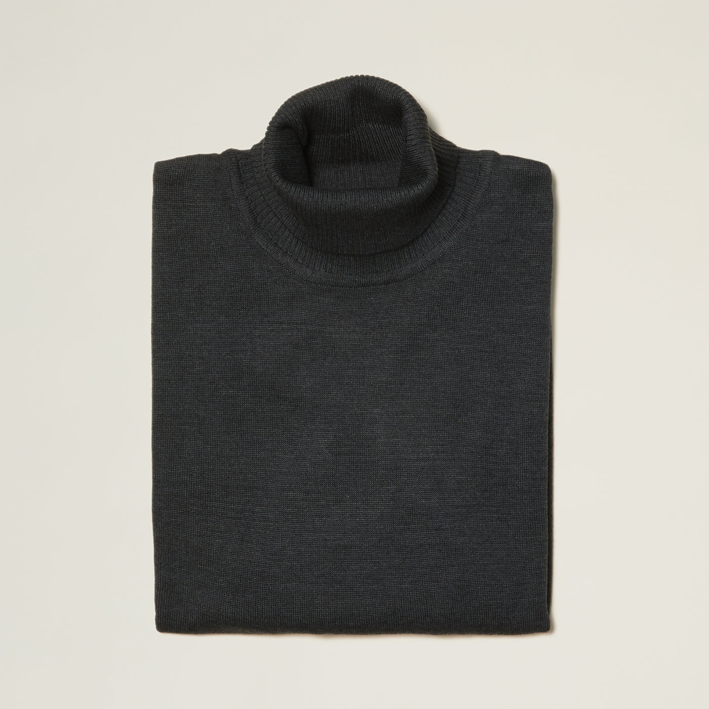 Cotton Blend Turtleneck Sweater - Black & Whites - INSERCH
