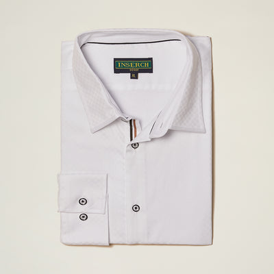 Premium Cotton Jacquard Shirt - INSERCH
