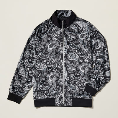 Velour Paisley Track Jacket and Pants Set - INSERCH