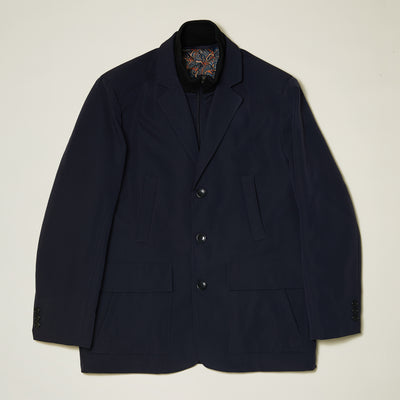 Four Pocket Water-Resistant Blazer with Quilted Lining - INSERCH