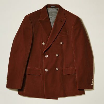 Double Breasted Velvet Blazer - INSERCH